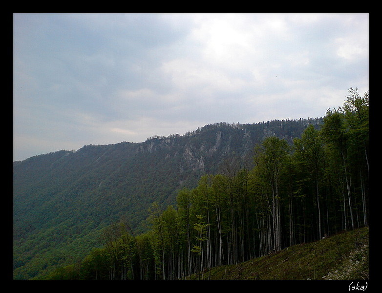 Tam za tými skalami je planina...